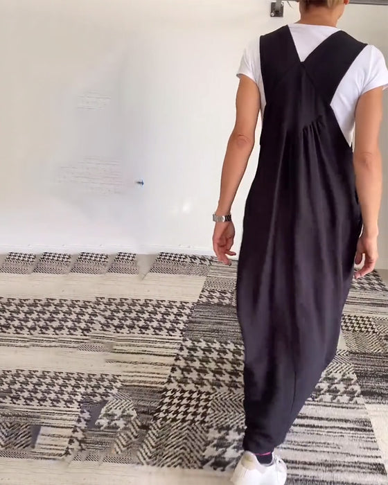 Casual effen kleur bretels