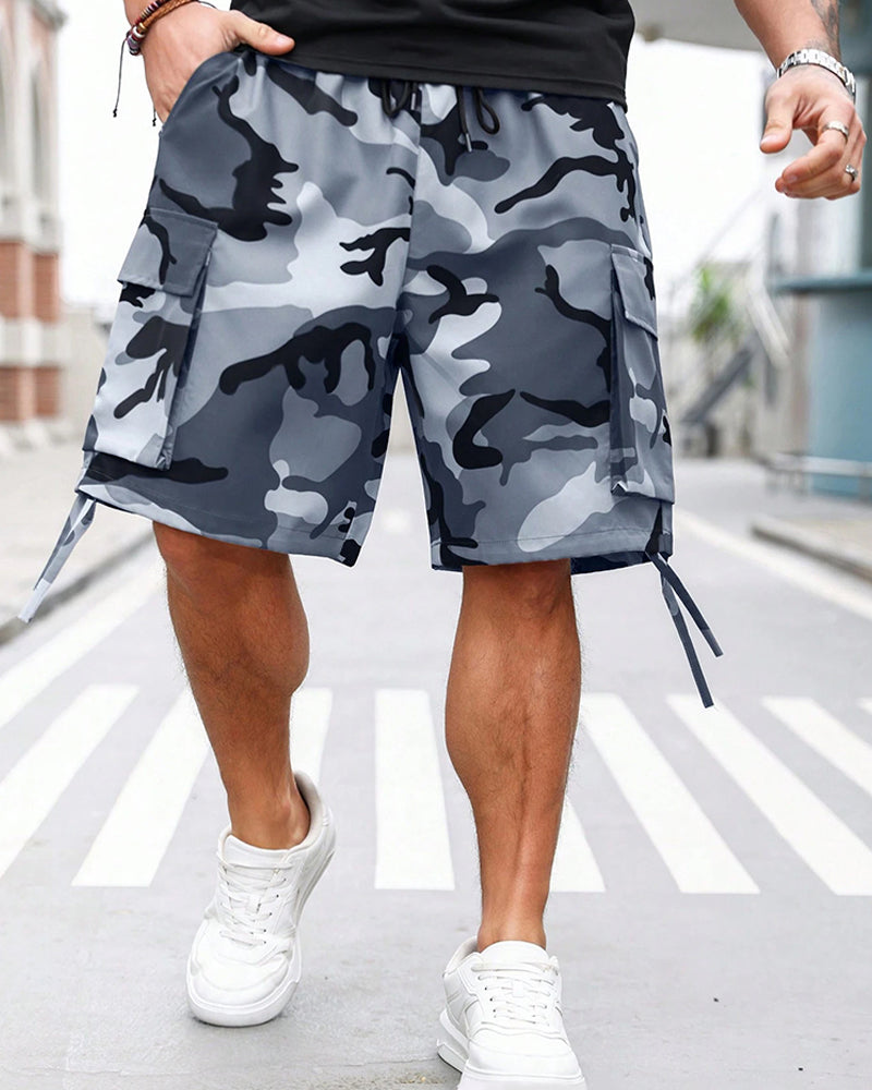 Broek Met Zakken Camouflage Cargo