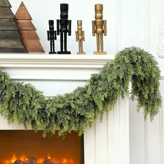 Rotan Kunstmatige Plant Kerst