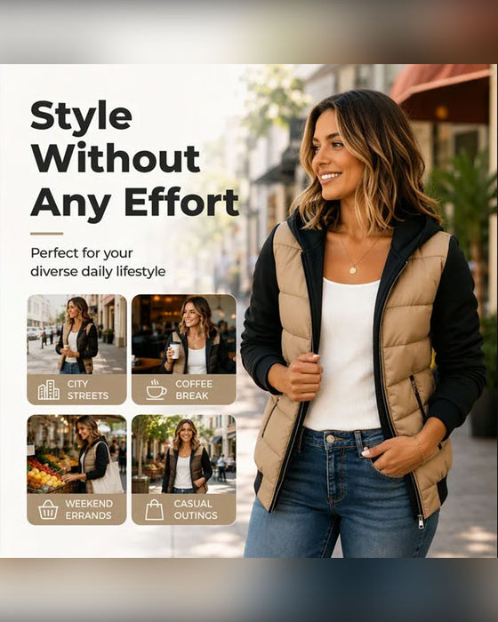 Jas Met Capuchon Fleece Warm
