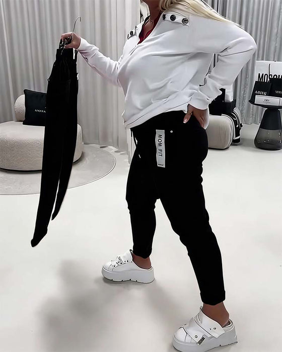 Broek Mode Rek Trelusknoop