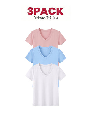 1/3-Pack Comfortabele Basic T-Shirts Voor Dames