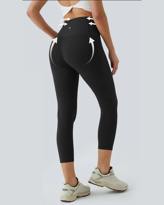 Leggings Hoge Taille Zeven-Achtste Vormgevende Yoga
