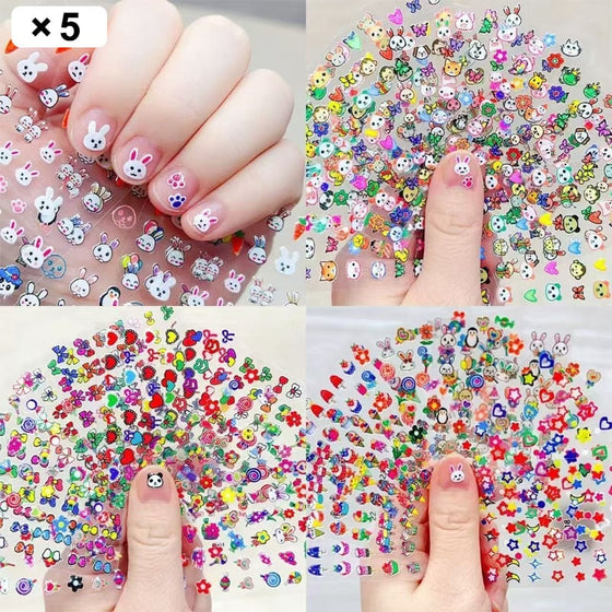 Glow-In-The-Dark Nagelstickers Voor Kinderen
