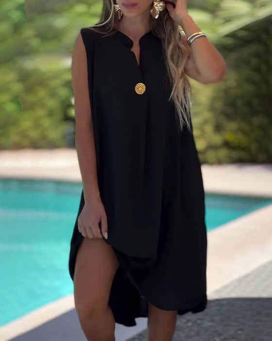 Jurk Mouwloos Casual