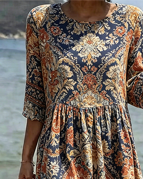 Jurk Rondhals Bohemien