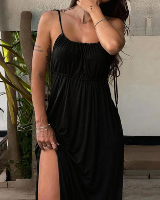 Jurk sexy en elegant spaghettibandjes