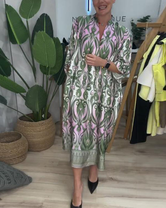 Jurk Pofmouw Paisley