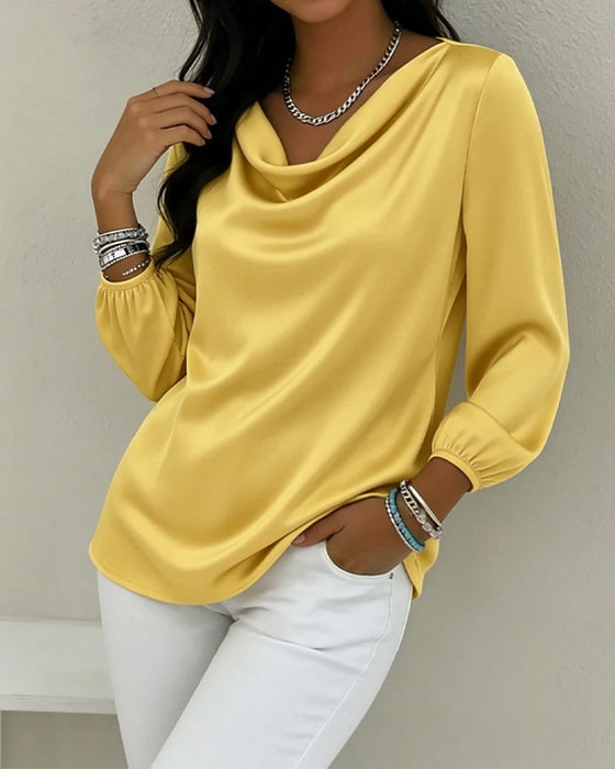 Top Effen Cowl Kraag