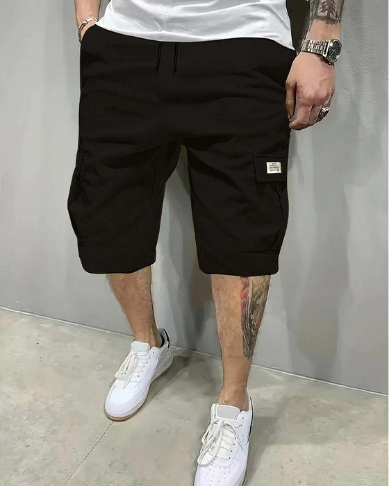 Heren Shorts Met Middenriem En Trekkoord