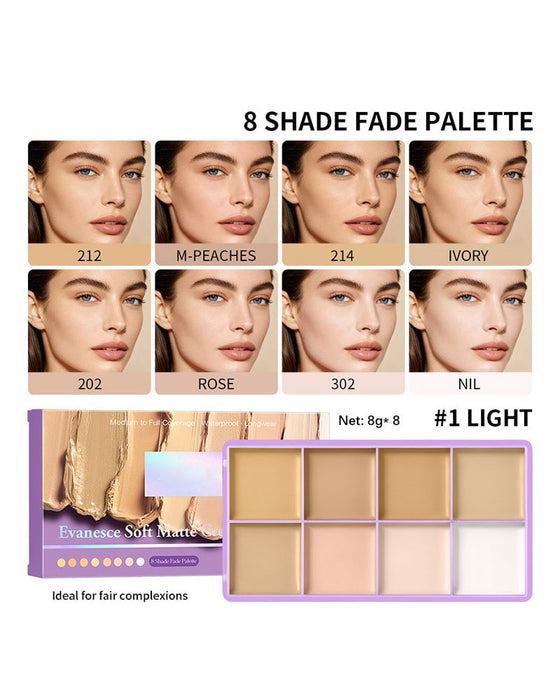 8-Kleuren Concealer Palet