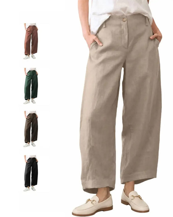 Broek Knoop Zak Wijd-Been Geknipt