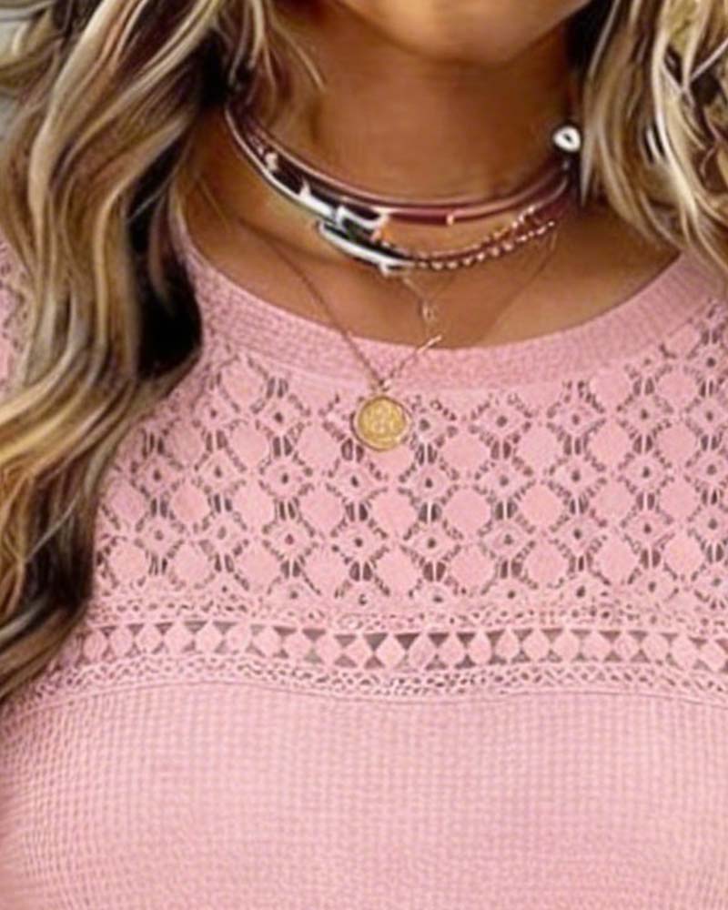 Jurk Zoet Kant Patchwork