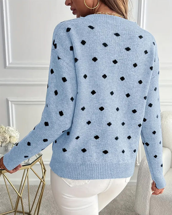 Pullover Ronde Hals Lange Mouwen