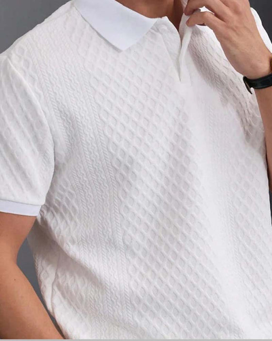 Overhemd Omslagkraag Heren Polo