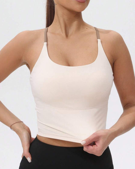 Sport Tanktop Met Geïntegreerde Borstpads