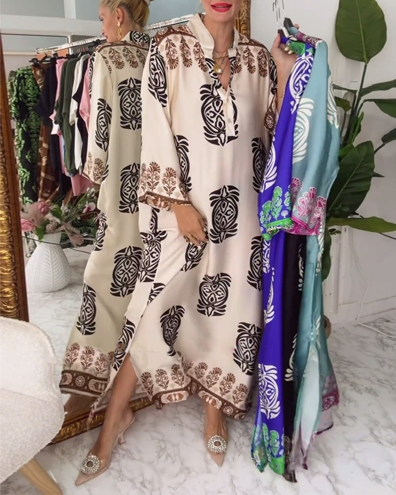 Retro mode losse jurk