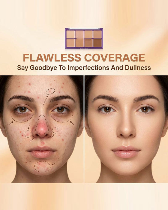 8-Kleuren Concealer Palet