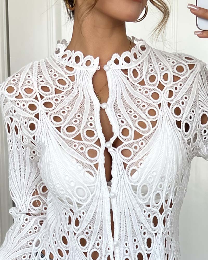 Jas Cut-Out Klokmouw