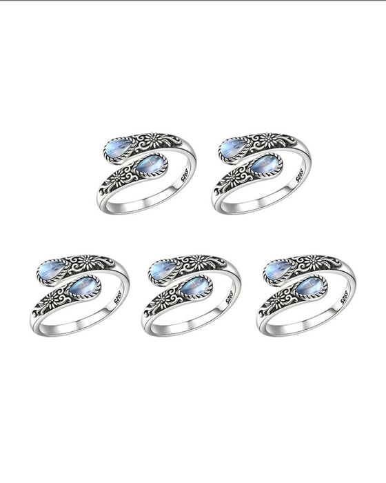 Madeliefjespatroon Ring