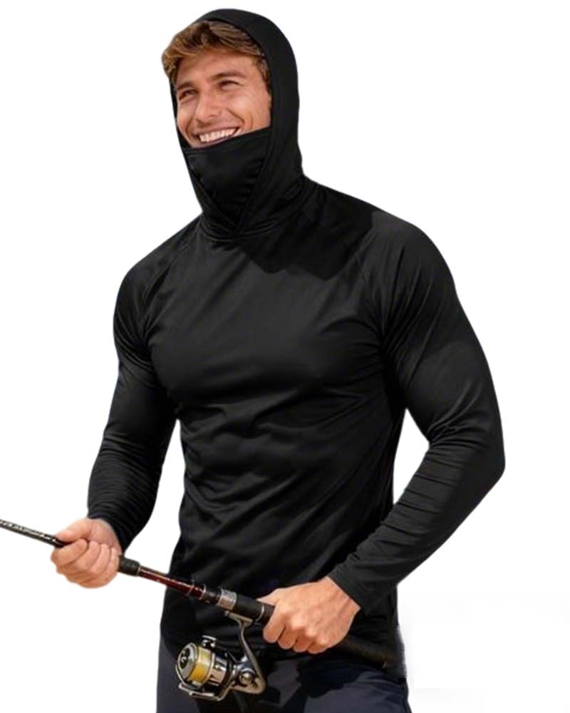 Heren Hoodies Geventileerd Snel Drogend Hoodie Zon