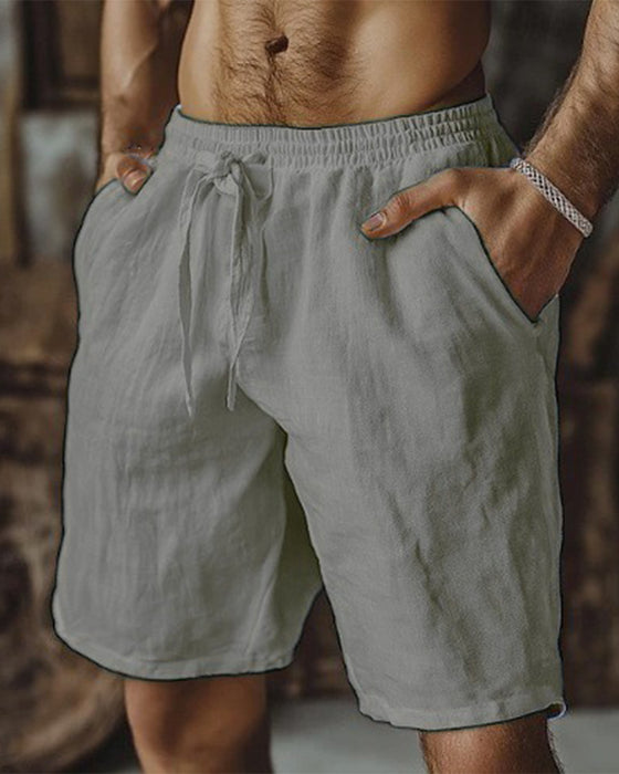 Shorts Trekkoord Elastische Taille