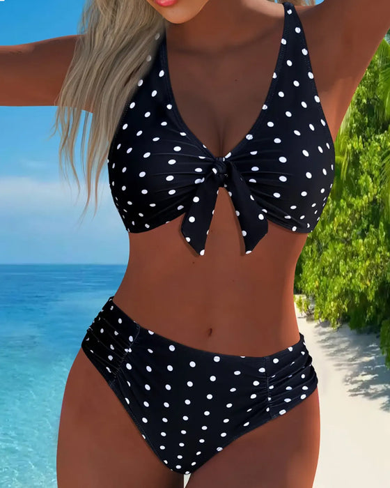Vakantie Bikini Stippen Met Vetersluiting