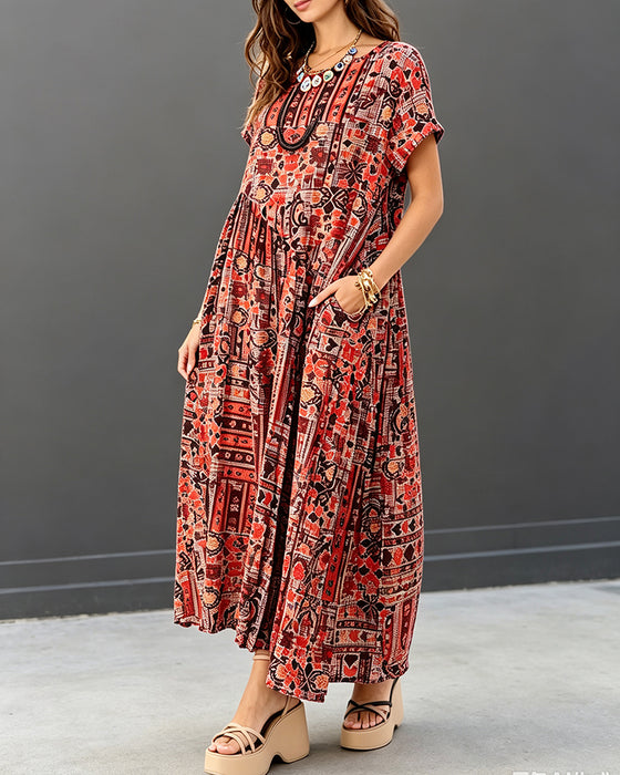 Jurk Casual Korte Mouwen