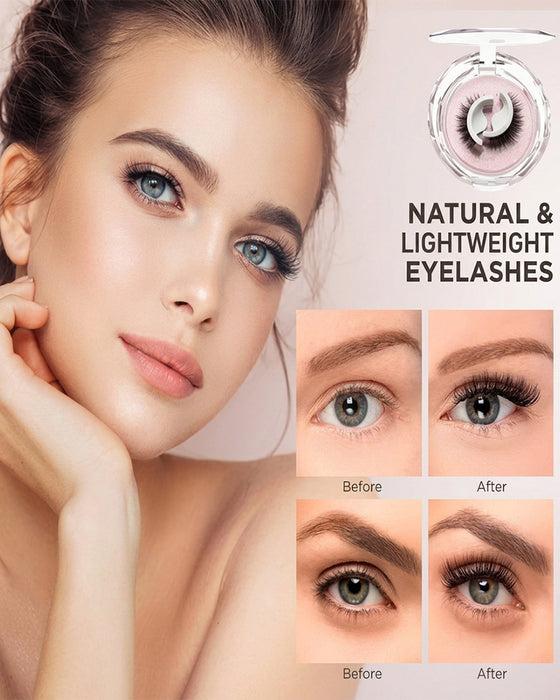 🥳2026 In De Aanbieding 🥳💞 Meer Dan 50.000 Verkocht! 👁️✨ Herbruikbare Zelfklevende Valse Wimpers – Geen Lijm Nodig, Gewoon Aanbrengen En Gaan. Natuurlijke Krul, Herbruikbaar En Gemakkelijk Te Verwijderen. Een Echte Gamechanger In Schoonheid! 💕🌸