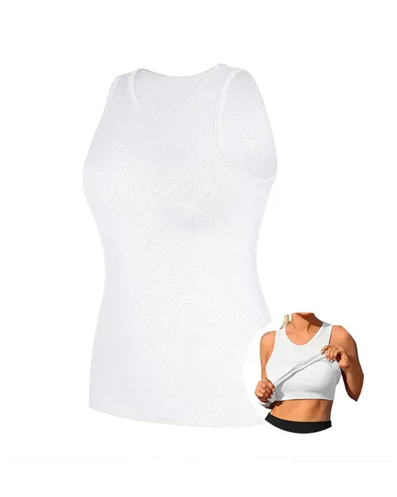Sportieve Tanktop Met Ingebouwde Bh