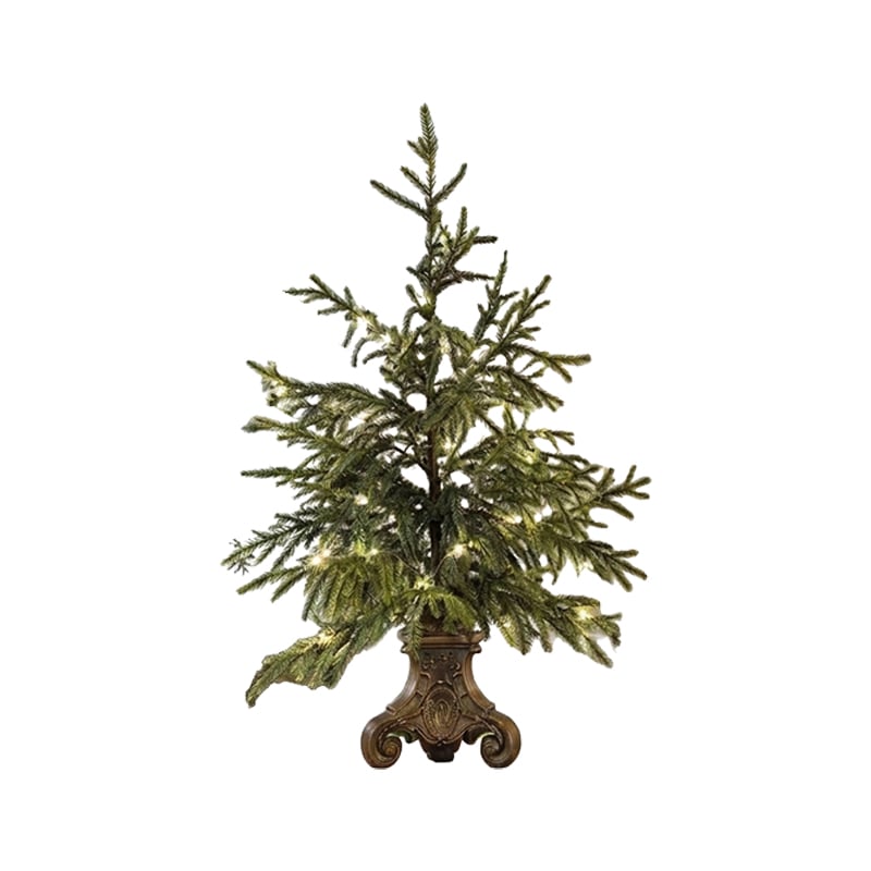 Verlichte tafelkerstboom