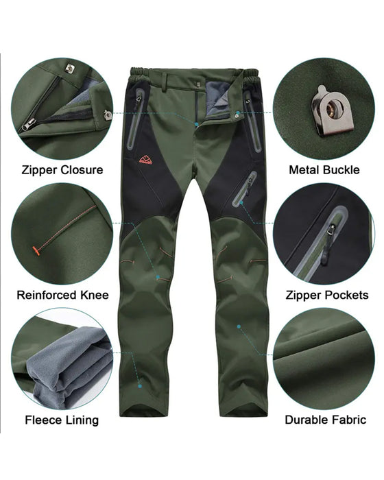 Broek Kleurblok Zachte Shell