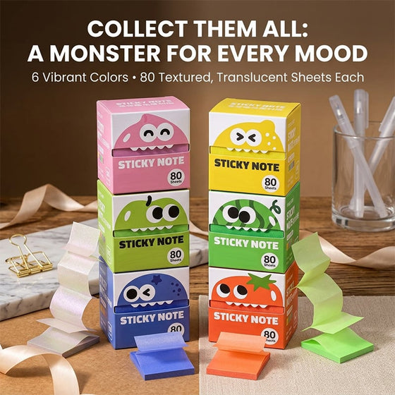 Monster Pop-up Plaknotities
