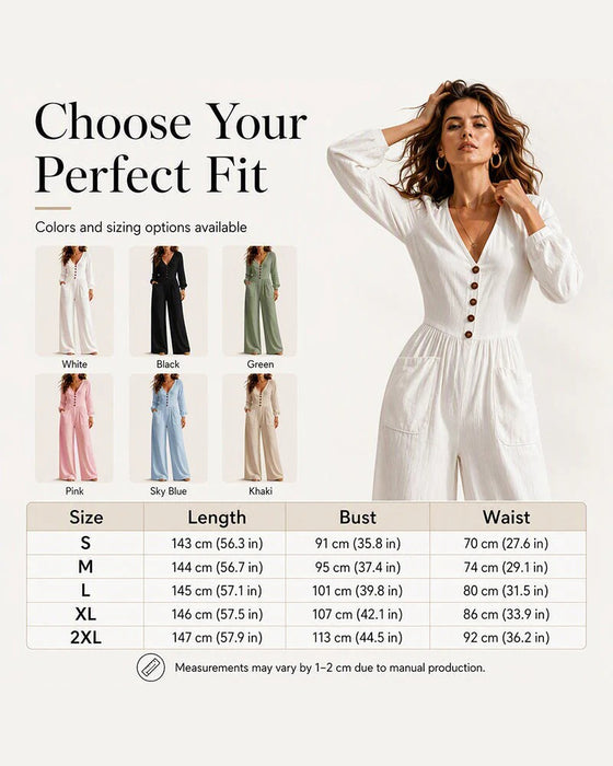 Jumpsuit Casual Zak Lange Mouw