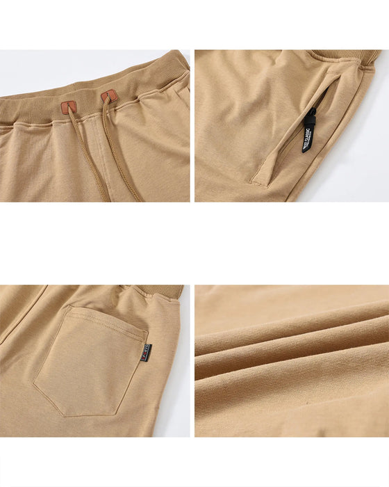 Shorts Elastische Taille Trekkoord Effen Kleur Heren