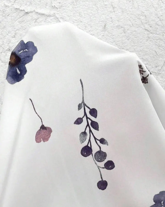 Jurk Mode Print Getailleerd