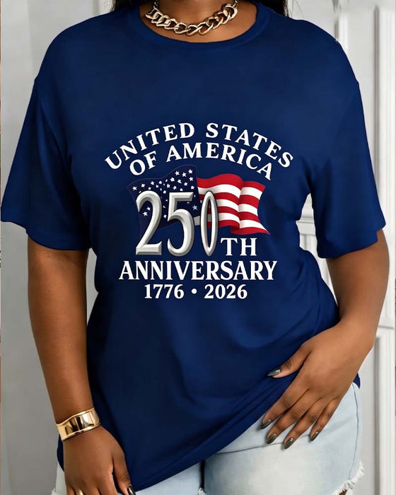 T-Shirt Herinnering Bedrukt Korte Mouw