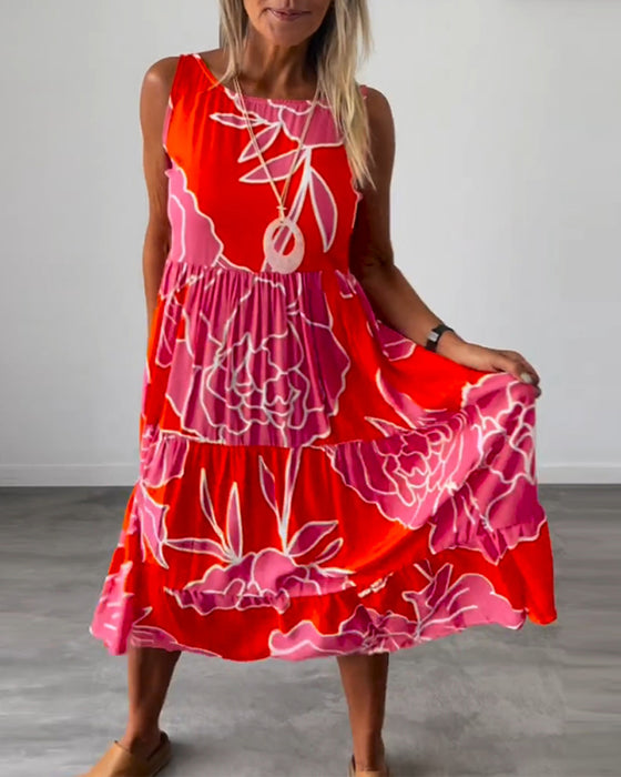 Damesjurk met patchworkprint