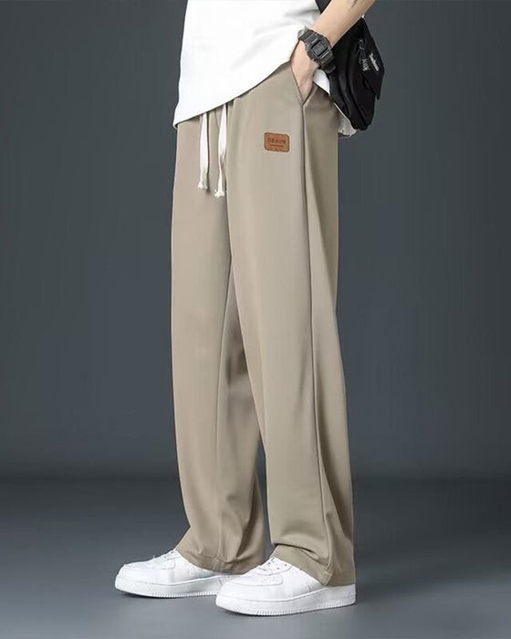 Heren Broek Casual Trekkoord Rechte Pijp
