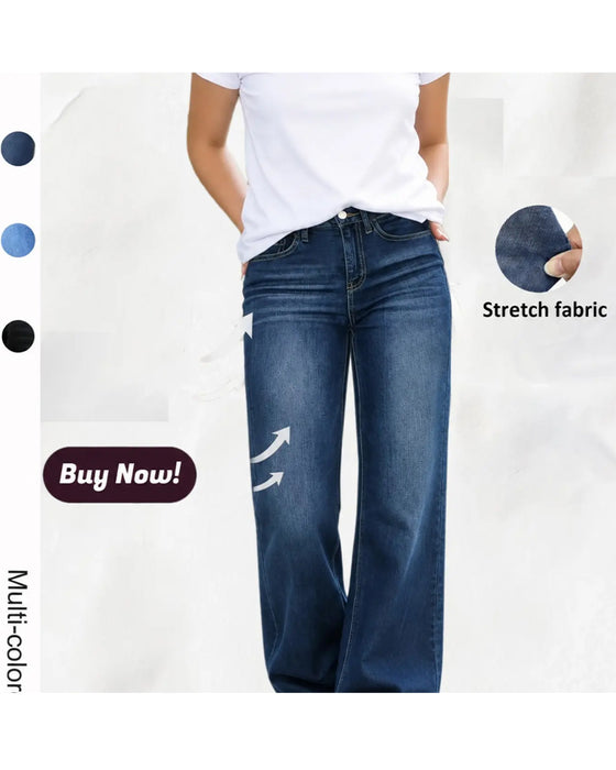 Jeans Casual Stretch Rechte Pijp