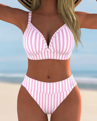 Bikinis Gestreept Tweedelig