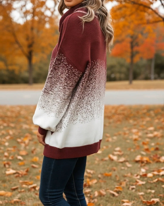 Trui Cowl Hals Verloop Patroon