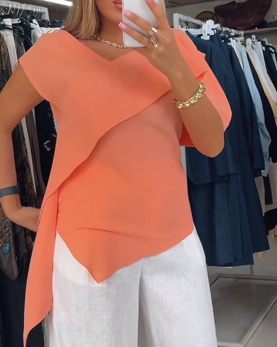Blouse Ruffle Design Mode
