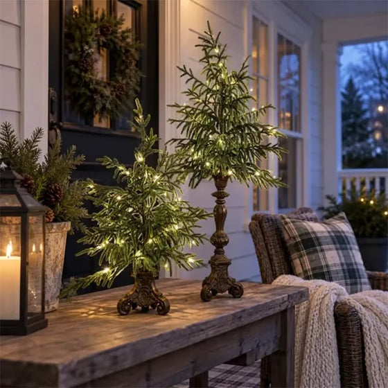 Verlichte tafelkerstboom