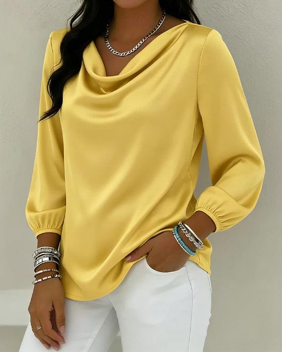 Top Effen Cowl Kraag