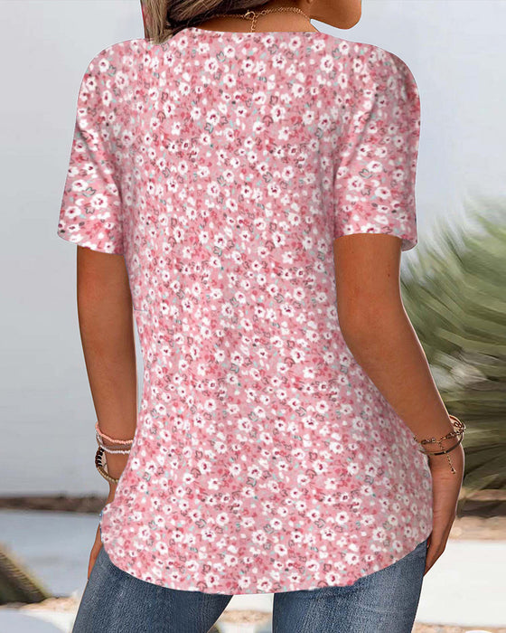 T-Shirt Geprint Casual Comfort