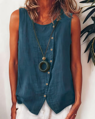 Tanktop A Casual Knoopsluiting Voor