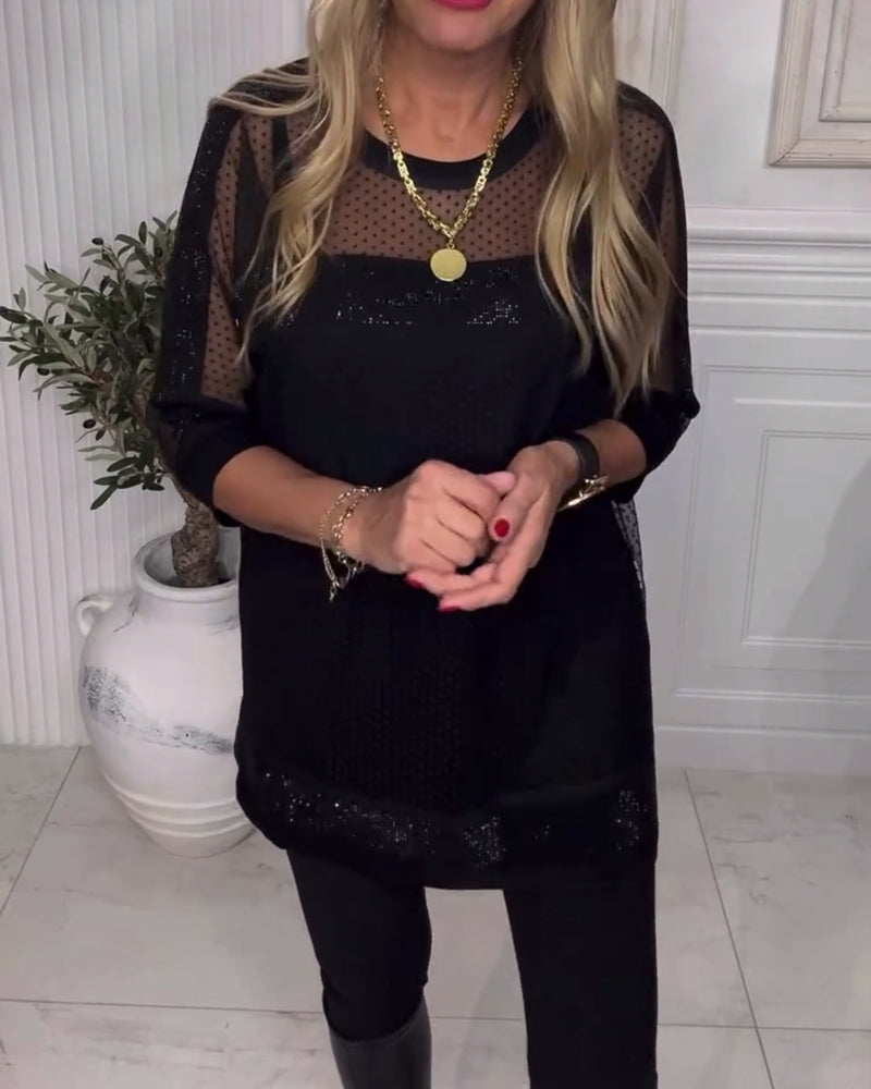 Blouse Gaas Lange Mouw