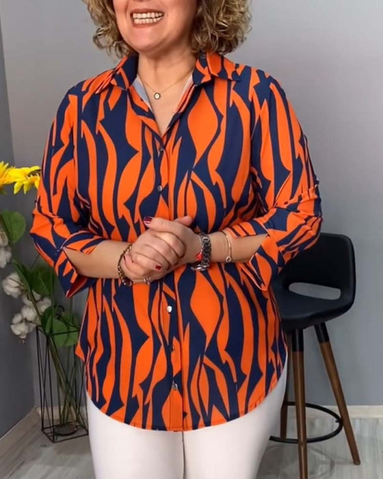 Blouse Gedrukt Casual