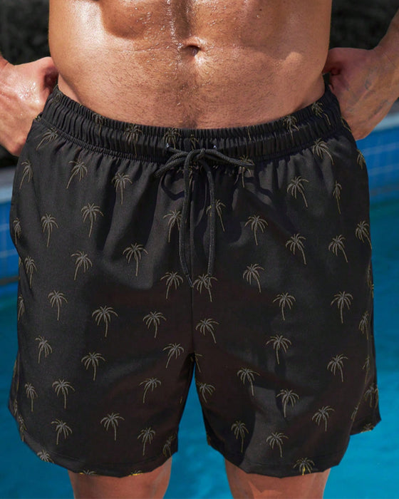 Shorts Rijgsluiting Bedrukt Heren Casual